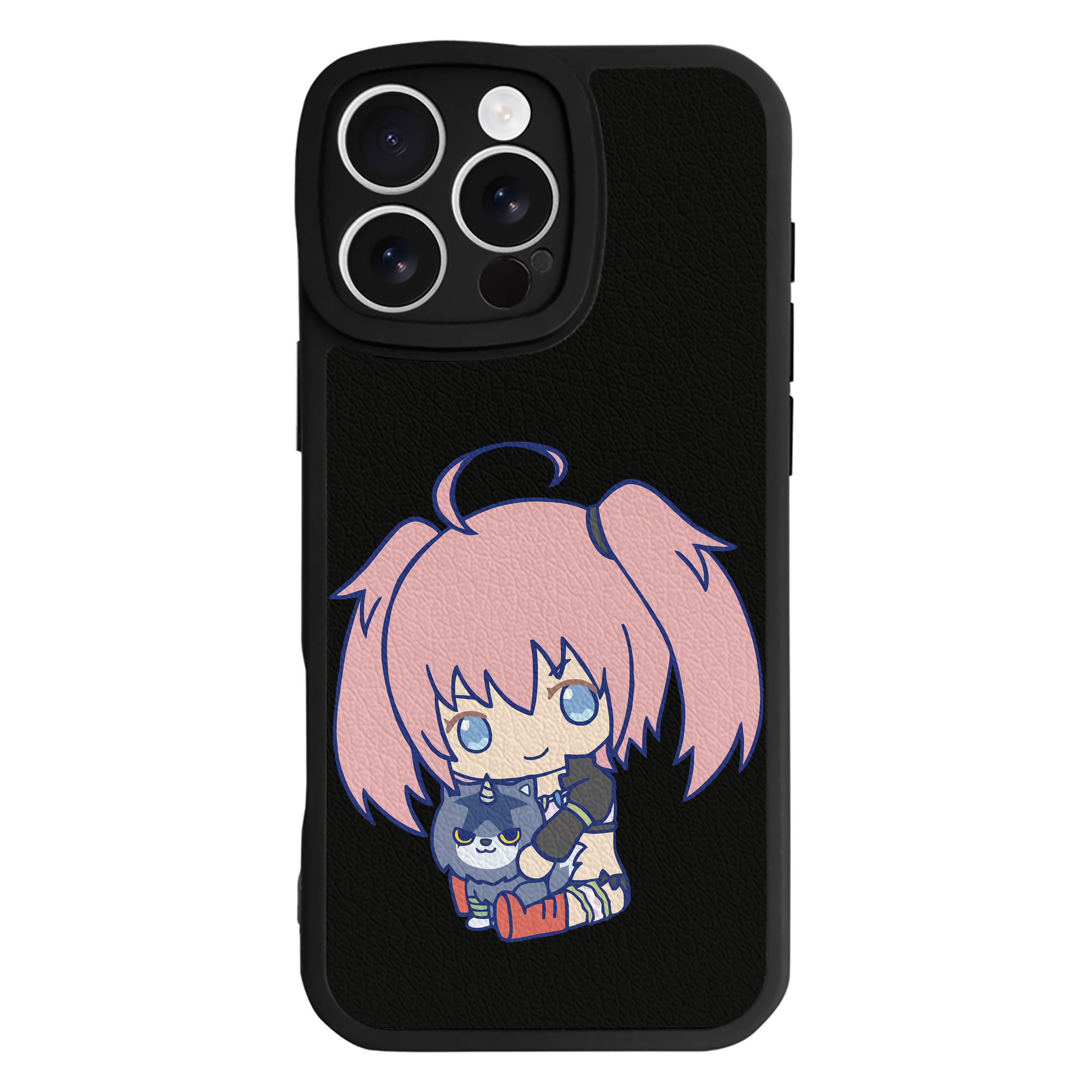 （画像用） 転スラ Regarding Reincarnated to Slime 【iPhone 16シリーズ対応】シリコンスマホケース（レザー調） 材質：シリコン